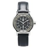 ブルガリ ソロテンポ 腕時計 ST29S クオーツ ブラック文字盤 ステンレススチール レザー レディース BVLGARI 【中古】